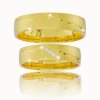 Svadobné obrúčky 9912 - žlté zlato