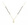 Gold necklace with spinels in 14K yellow gold