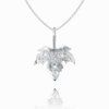 20105 celebritka tree leaf biele zlato 14k