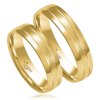 Svadobné obrúčky O8306 - žlté zlato
