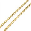 14k yellow gold saw chain