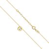 Delicate celebrity with a diamond, 14K yellow gold