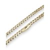 Cuban link gold chain made of 14K yellow gold