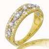 Diamantový prsteň Eleanore v žltom zlate 14K