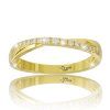 23839 diamantovy prsten v zltom zlate 14k