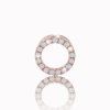 14K Rose Gold Diamond Ring Pendant