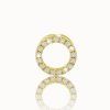 Diamond ring pendant in 14K yellow gold