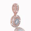 Sunshine Diamond Pendant in 14K Rose Gold