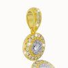 Sunshine Diamond Pendant in 14K Yellow Gold