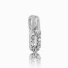 14K white gold diamond pendant