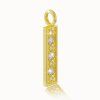 Diamond pendant in 14K yellow gold