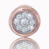 Diamond pendant in 14K rose gold