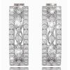 Eleanore diamond earrings in 14K white gold