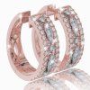 Eleanore diamond earrings in red 14K gold