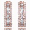 Eleanore diamond earrings in red 14K gold