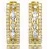 Eleanore diamond earrings in 14K yellow gold
