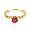 VIPgold zlaty prsten s rubinom RG680Rz 2