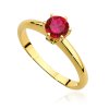 VIPgold zlaty prsten s rubinom RG680Rz