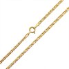Gold Link Snail chain made of 14K yellow gold