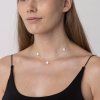 VIPgold zlaty nahrdelnik biely stvorlistok