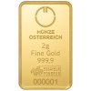Zlatá tehlička 2g Münze Österreich