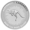 02 2025 australian kangaroo 1oz silver bullion coin straight on highres
