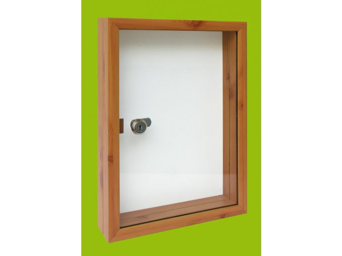 Informační vitrína interiérová   1xA4 - imitace dřeva