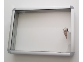 Informační vitrína interiérová   1xA4 - oblý roh - horizontálně