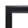 Venkovní / vnitřní uzamykatelná menu vitrína 4xA4 SCZN4xA4C9005 černá