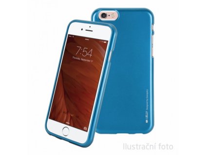Pouzdro Mercury Goospery iJelly Metal iPhone 6 Plus/ 6S Plus (5.5"), blue