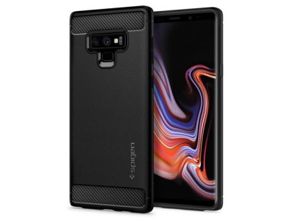 Samsung Galaxy Note 9, obal na mobil Spigen Rugged Armor , černá