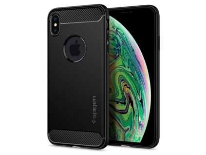Spigen Rugged Armor pouzdro pro iPhone XS Max, matná černá