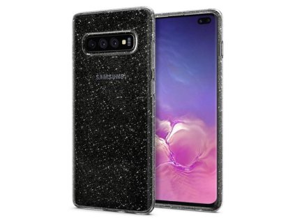 Samsung Galaxy s10 Plus, obal na mobil Spigen Liquid Crystal Glitter,