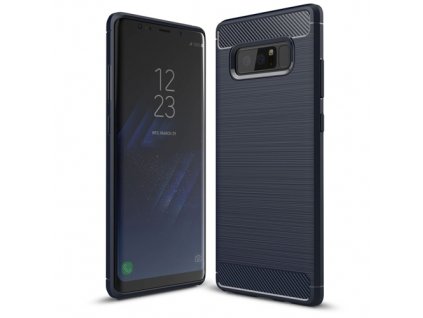 Samsung Galaxy Note 8 N950. Obal na mobil-Carbon Case, modré