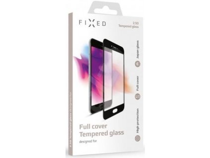 Ochranné tvrzené sklo FIXED Full-Cover pro Huawei Nova 3, přes celý displej, černé, 0.33 mm