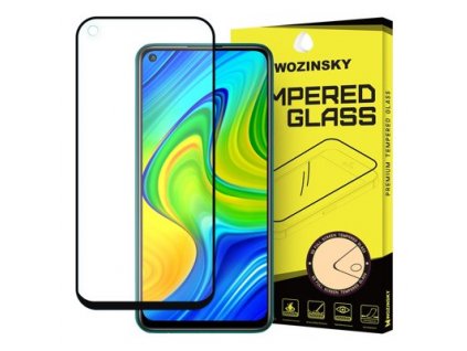 pol ps Wozinsky super wytrzymale szklo hartowane Full Glue na caly ekran z ramka Case Friendly Xiaomi Redmi 10X 4G Xiaomi Redmi Note 9 czarny 60695 1