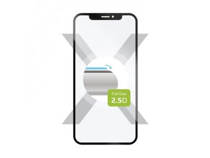 Samsung Galaxy A80, ochranné tvrzené sklo FIXED Full-Cover, lepení přes celý displej, černé