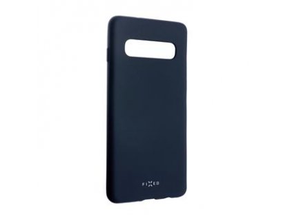 Samsung Galaxy S10, zadní pogumovaný kryt FIXED Story, modrý