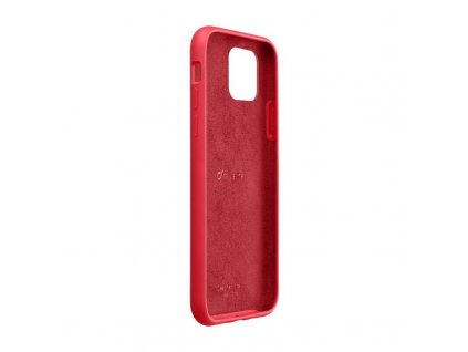Apple iPhone 11 Pro Max, ochranný silikonový kryt CellularLine SENSATION, červený