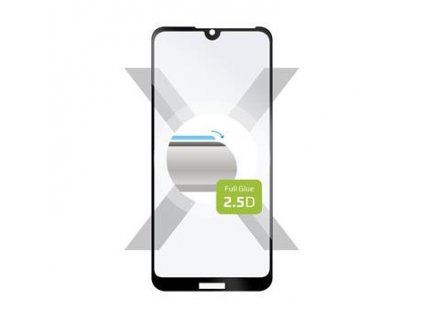 Ochranné tvrzené sklo FIXED Full-Cover pro Huawei Y5 (2019), lepení přes celý displej, černé