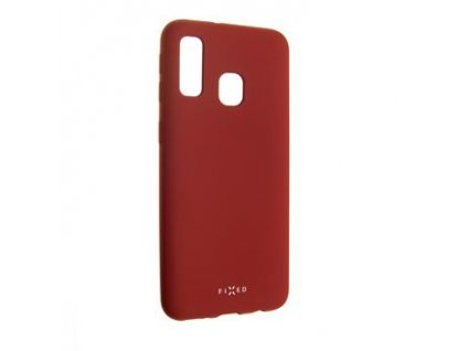 Zadní pogumovaný kryt FIXED Story pro Samsung Galaxy A40 , červený