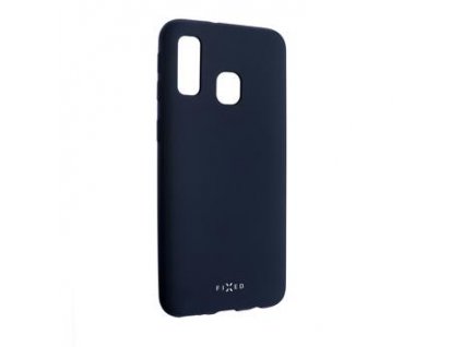 Zadní pogumovaný kryt FIXED Story pro Samsung Galaxy A40 , modrý
