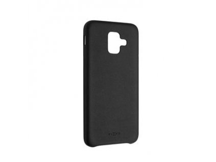 Zadní kryt FIXED Tale pro Samsung Galaxy A6 (2018), PU kůže, černý
