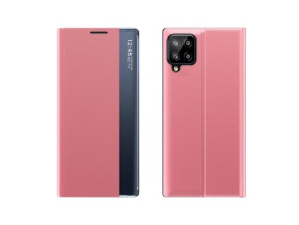pol pl New Sleep Case pokrowiec etui z klapka z funkcja podstawki Samsung Galaxy A12 Galaxy M12 rozowy 66625 7