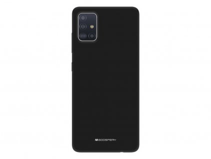 Ochranný kryt na Samsung GALAXY A71 A715F - Mercury, Soft Feeling Black