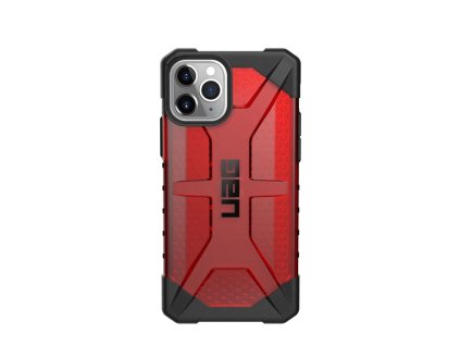 Pouzdro Urban Armor Gear Plasma (UAG) pro IPHONE 11 PRO červené průhledné