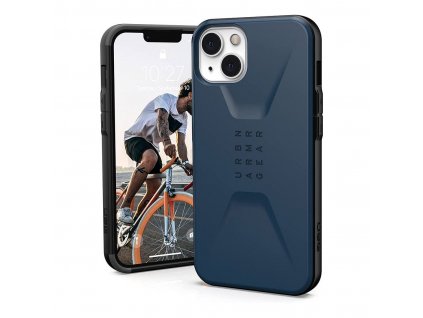 Pouzdro Urban Armor Gear Civilian (UAG) pro IPHONE 13 modré