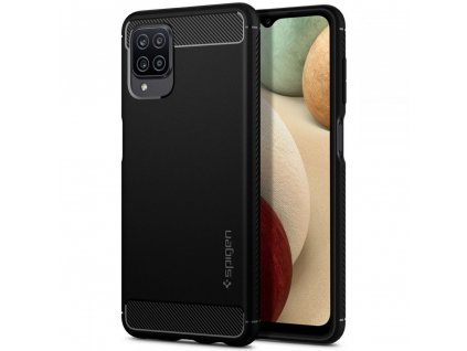 Pouzdro SPIGEN Rugged Armor pro SAMSUNG A12 , matná černá