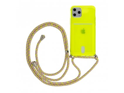 6813 strap fluo pouzdro pro iphone 11 lime