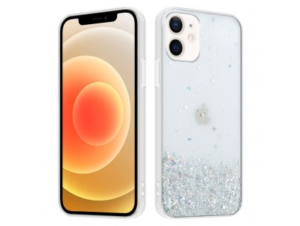 6921 mx shine pouzdro pro iphone x xs pruhledne s trpytky